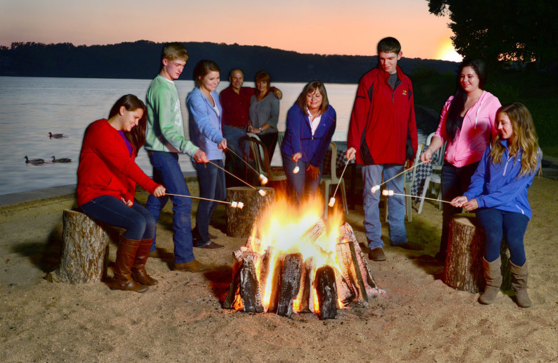 Bonfire at Tan-Tar-A Resort.
