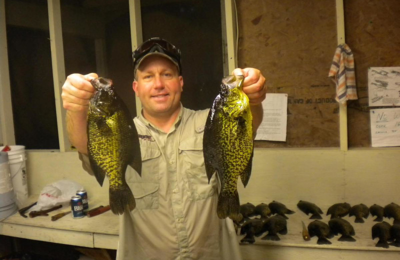 Fishing at Dogtooth Lake Resort.