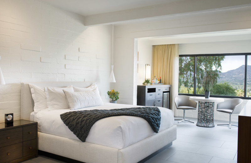 Guest room at Sanctuary on Camelback Mountain.