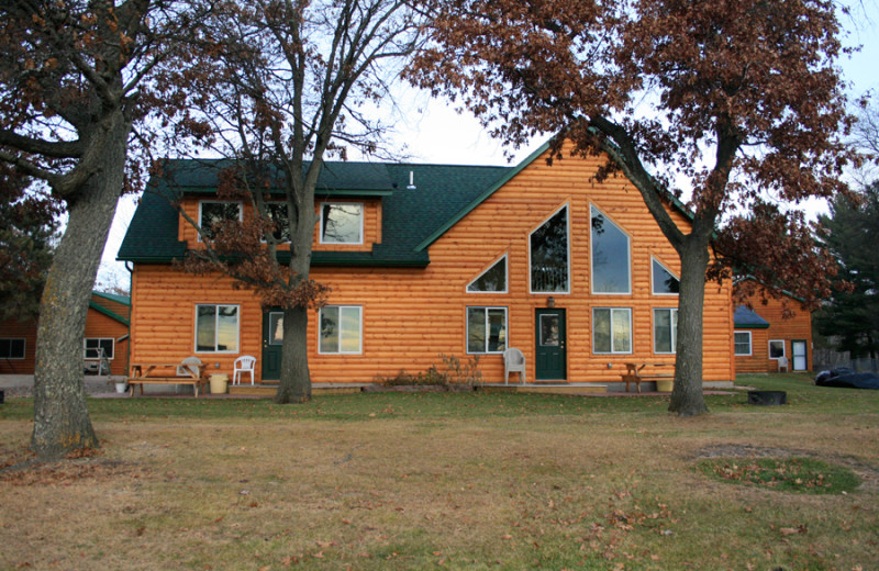 Cabin exterior at Cozy Bay Resort.