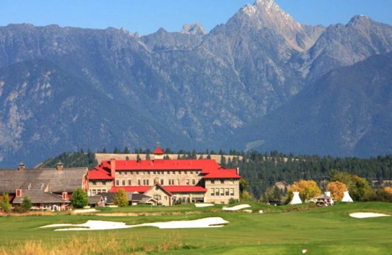Exterior view of St. Eugene Golf Resort & Casino.