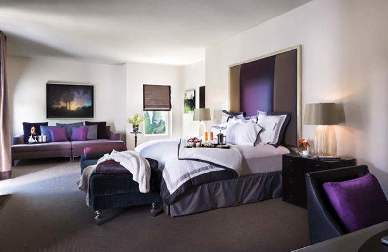 Guest room at Sunset Marquis Hotel & Villas.