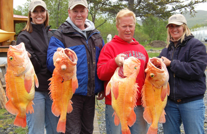 Fishing at Alaska's Kodiak Island Resort.