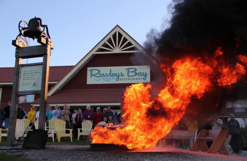 Boil out at Rowleys Bay Resort.