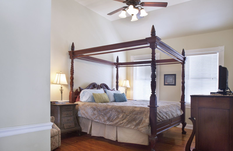 Guest room at Coco Plum Inn.