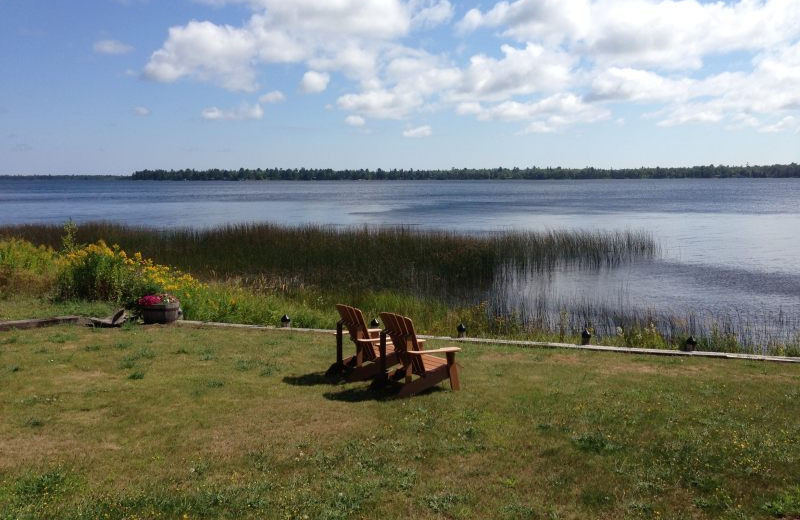 Lake view at Inn on Lac Labelle.
