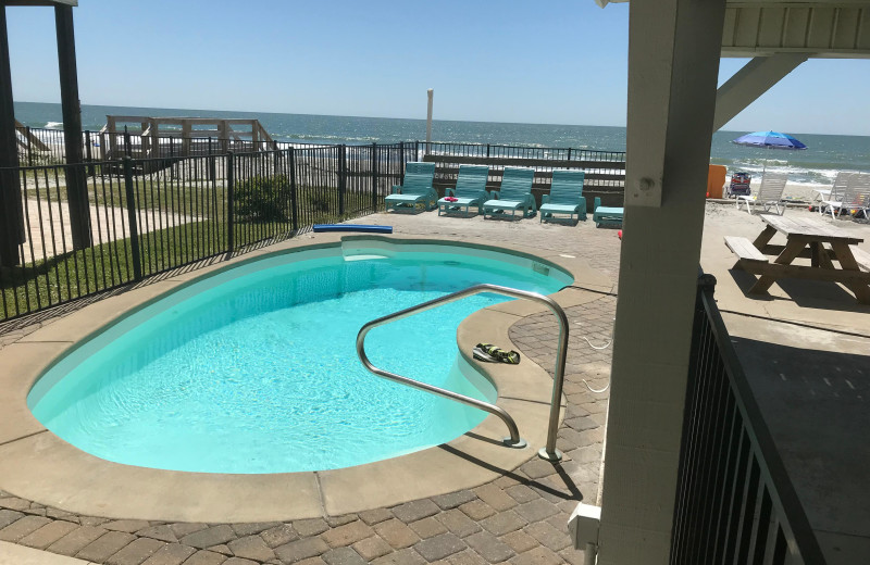 Pool at Cherry Grove Beach Houses.