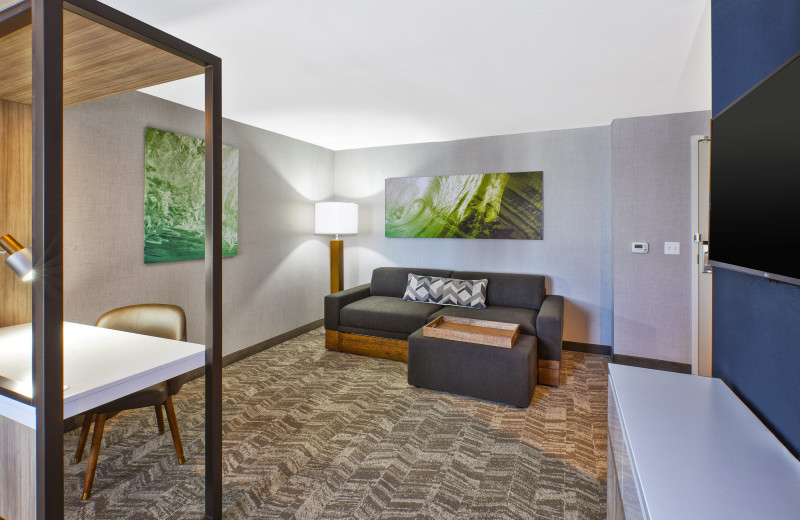 Guest room at SpringHill Suites - Benton Harbor.