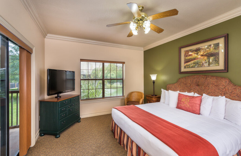 Guest room at Westgate Branson Woods Resort.