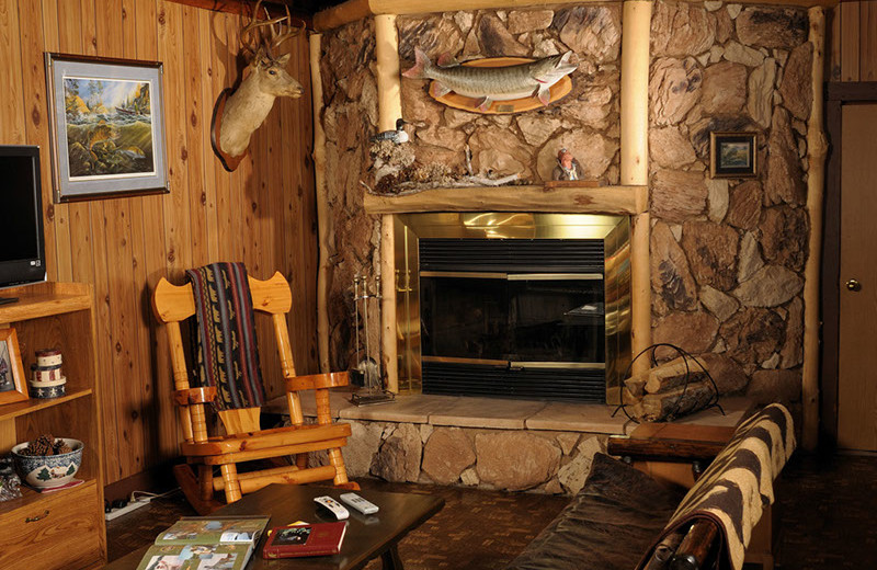 Lounge at Rough Rock Lodge.