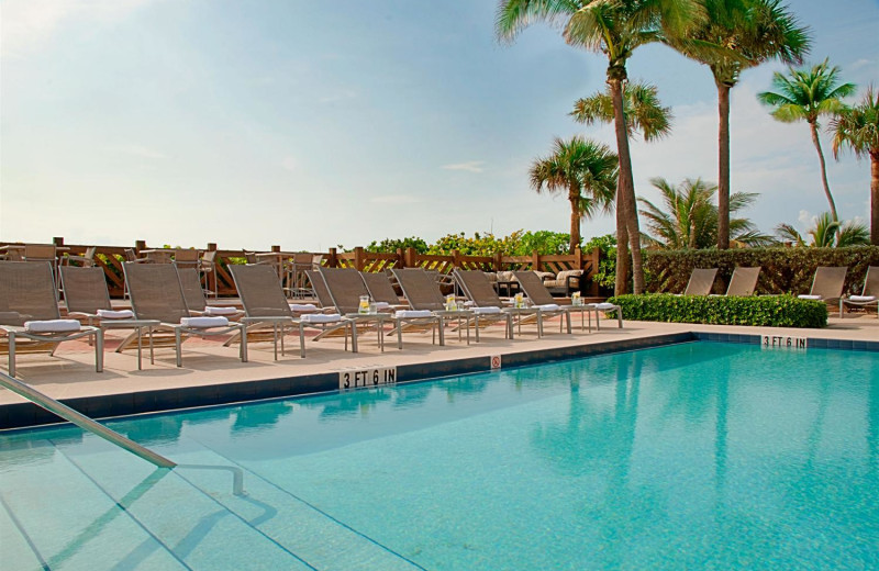 Outdoor pool at Hilton Singer Island Oceanfront Resort.