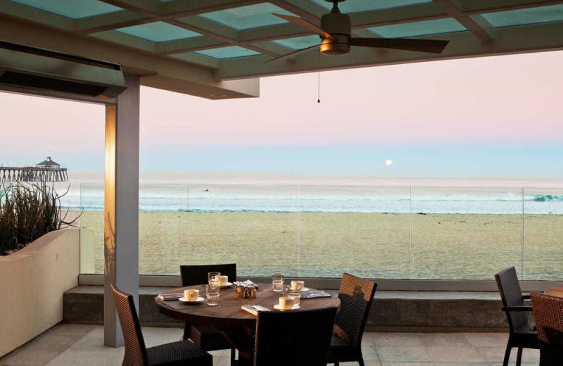 Patio at Pier South Resort.