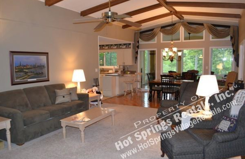 Rental interior at Hot Springs Village Rentals.