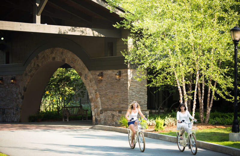 Biking at The Lodge at Woodloch.