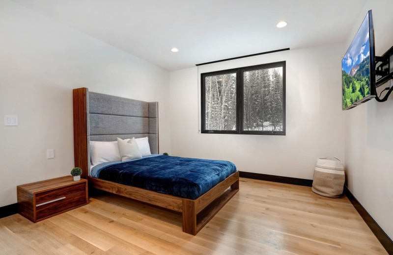 Rental bedroom at Park City Rental Properties.