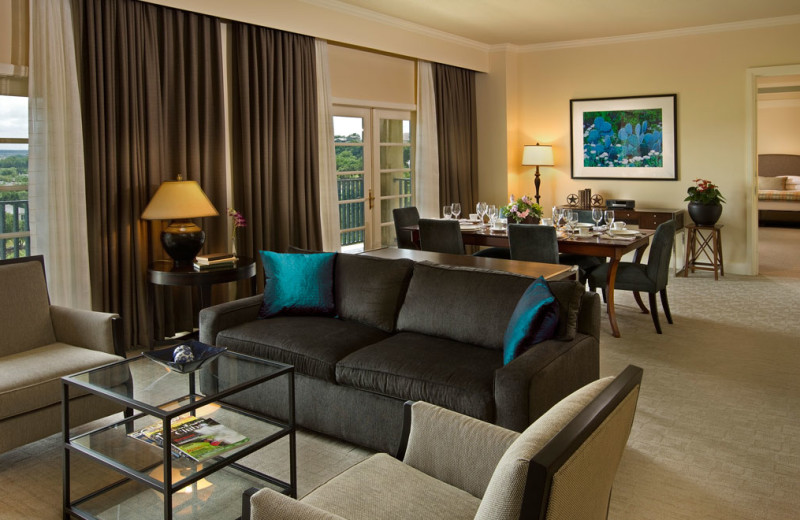 Guest room at Omni Barton Creek Resort & Spa.