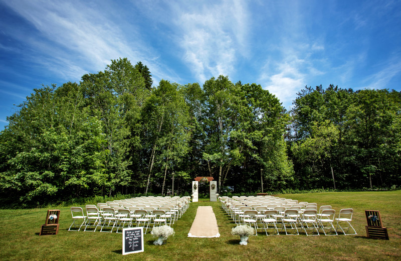 Wedding ceremony at Sandy Lane Resort.