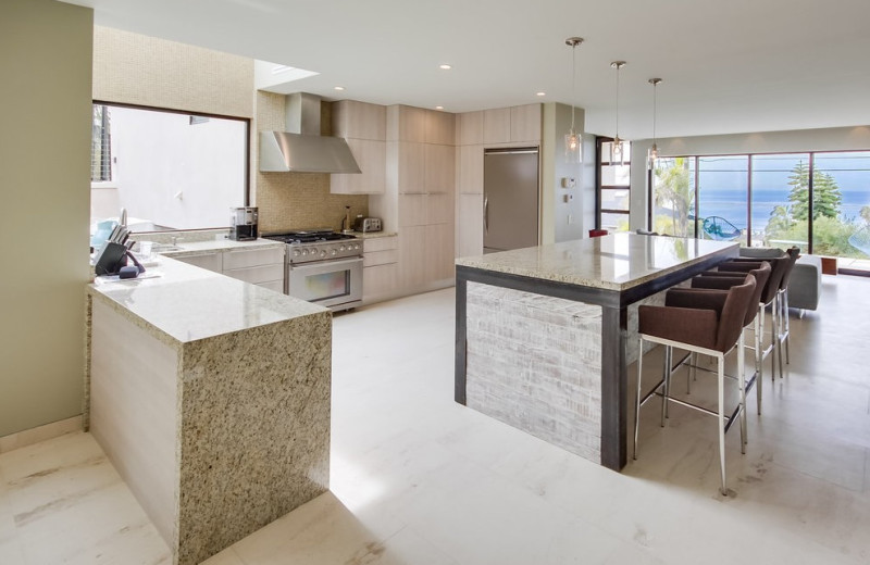 Rental kitchen at Cal Vacation Homes.