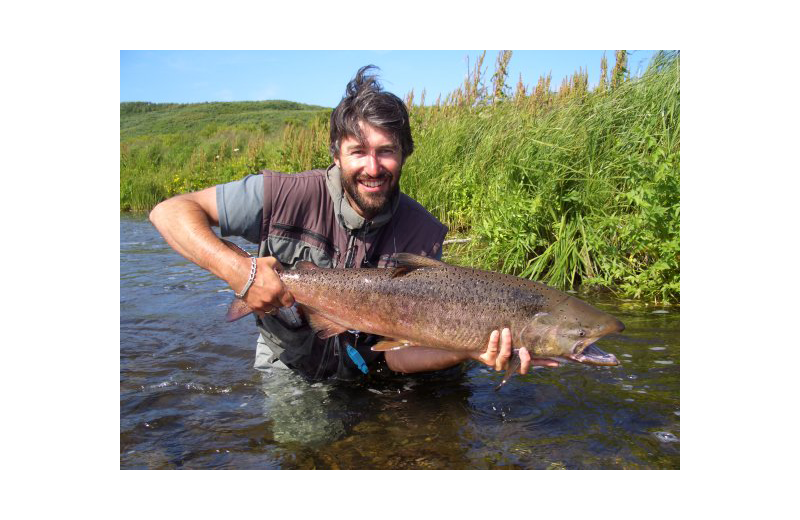 Fishing at Naknek River Camp.