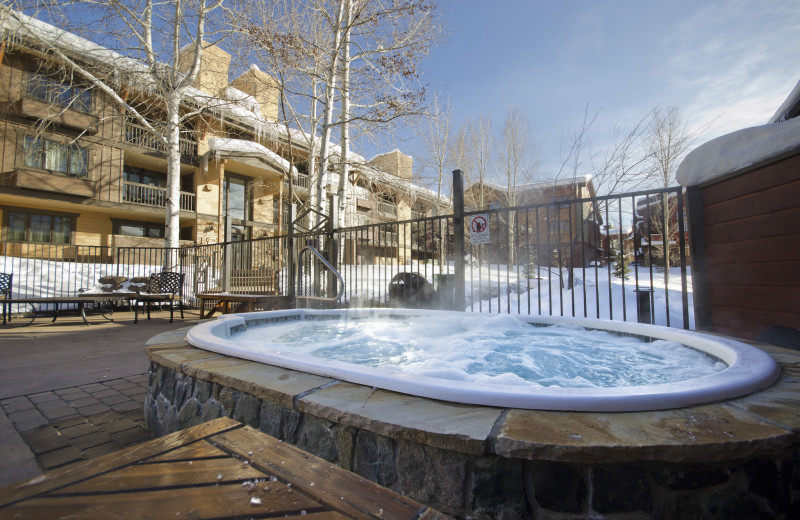 Mountain Resorts hot tub at Resort Group.