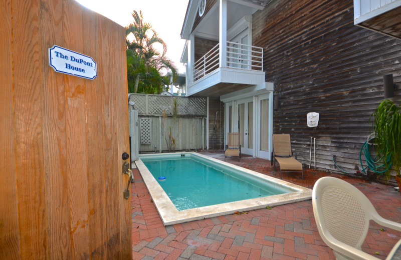 Rental pool at Key West Vacation Rentals.