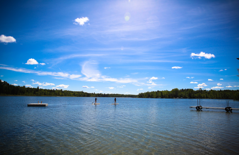 Half Moon Trail Resort has paddle boards, hydro bikes, kayaks, canoes, and a paddle boat to use free of charge while staying at the resort. 