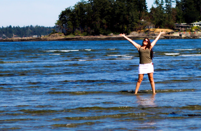 Beach at Tigh-Na-Mara Resort.