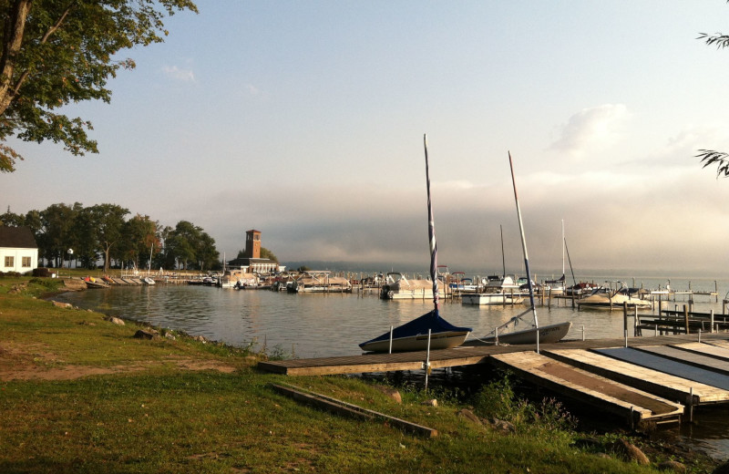 Lake view at Chautauqua Institution.