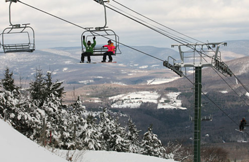 Ski lift at The Alpine Inn.