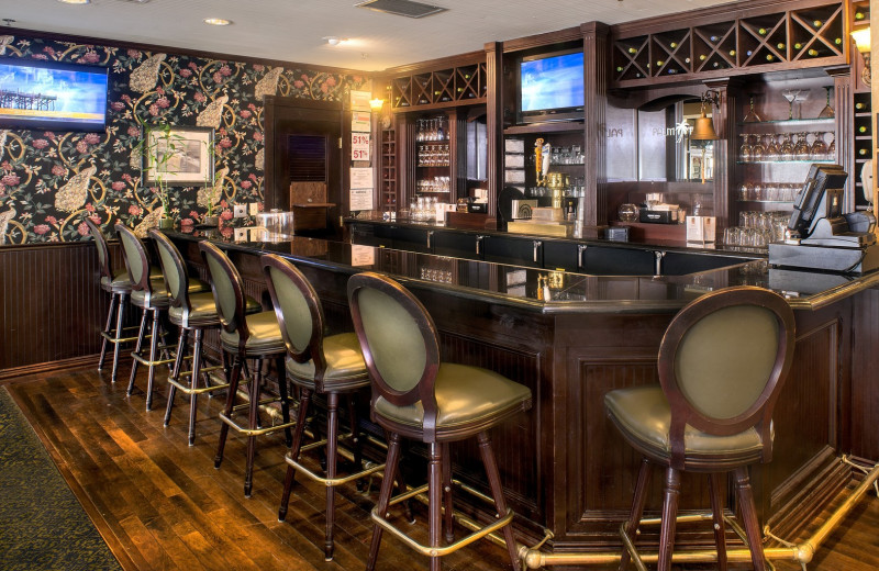 Bar at The Lighthouse Inn at Aransas Bay.