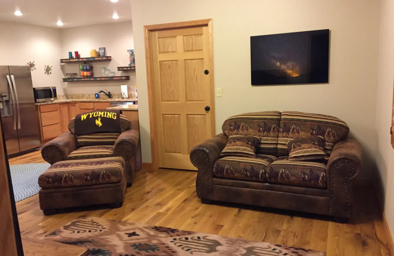 Cabin interior at Lakeview Lodge 307.