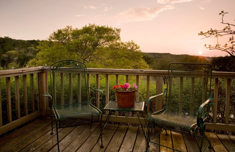 Guest balcony at Blair House Inn.