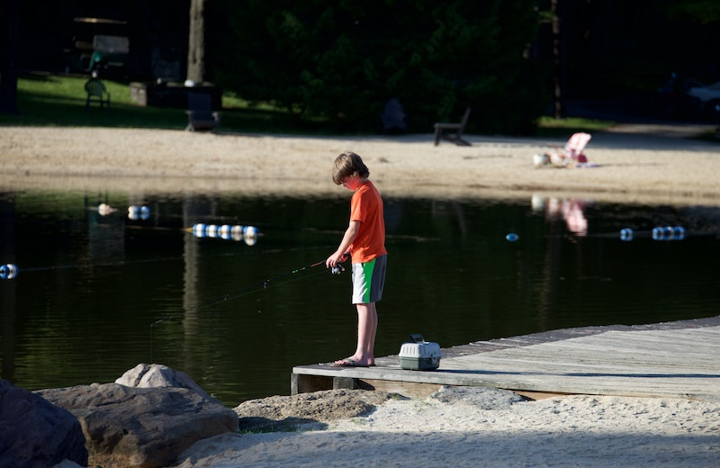 Fishing at Split Rock Resort & Golf Club.