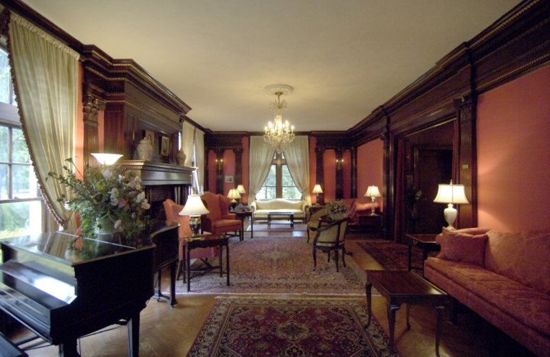 House interior at Cortland Alumni House.