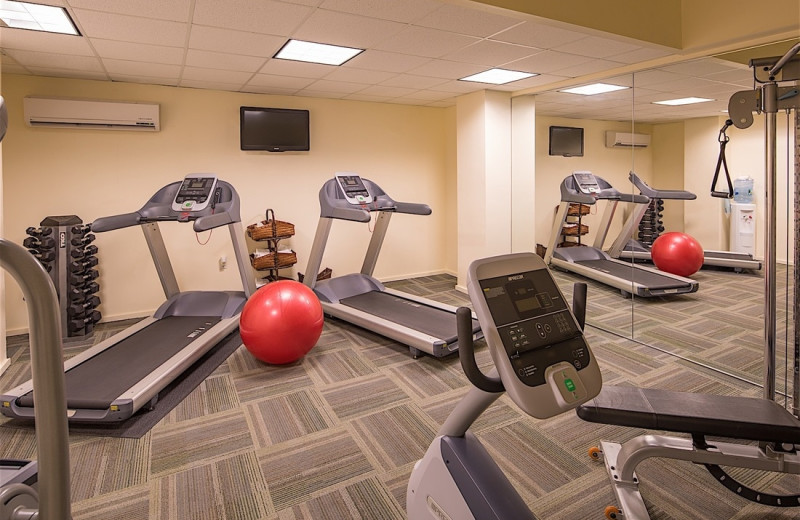 Fitness center at Westport Inn.