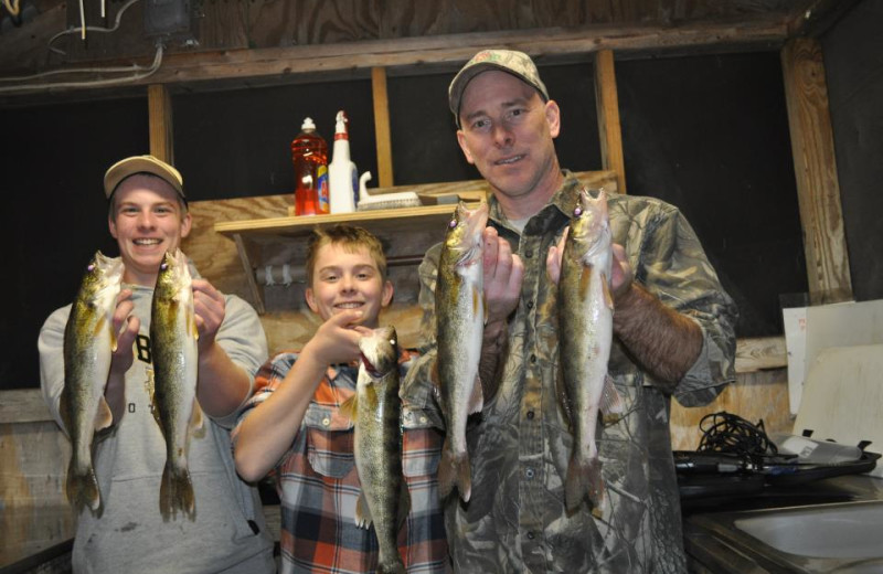 Fishing with the whole family at The Timbers Resort.