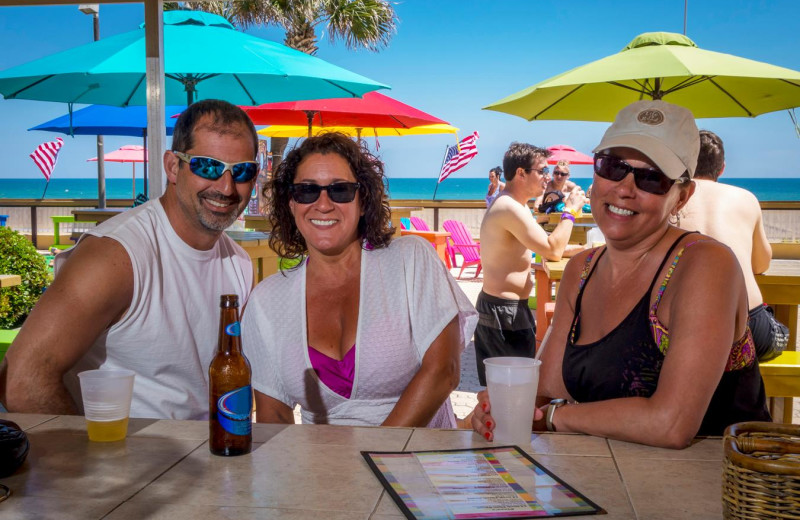Drinks on the beach at Fountain Beach Resort.