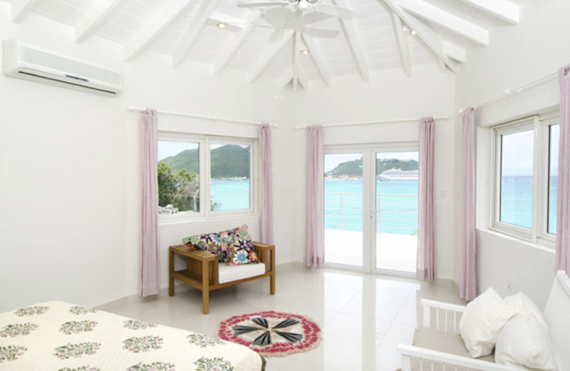 Villa bedroom at Island Properties Luxury Rentals.