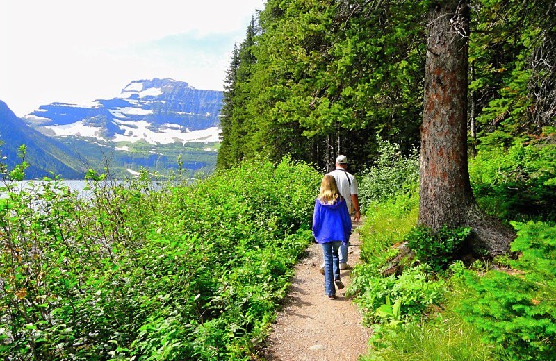 Hiking at Five Star Rentals of Montana.