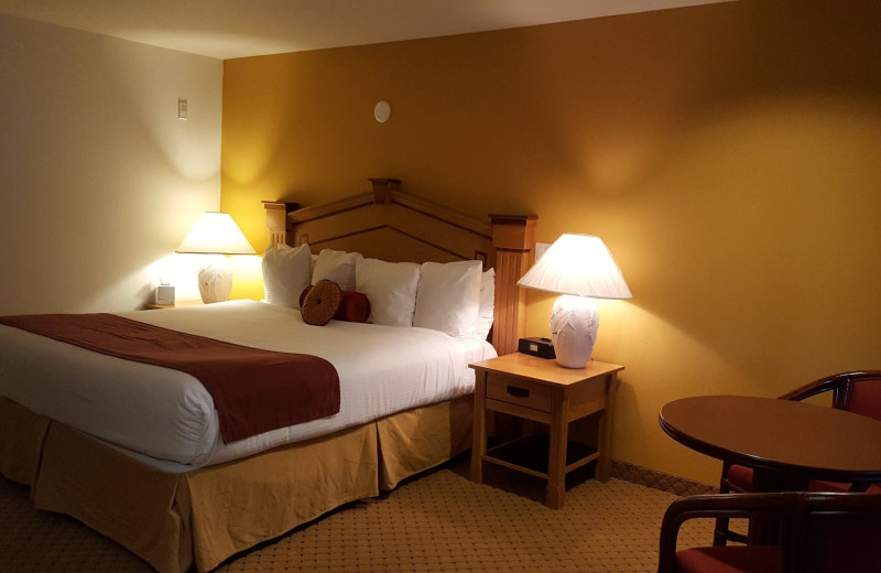 Guest room at Carson Hot Springs Spa and Golf Resort.