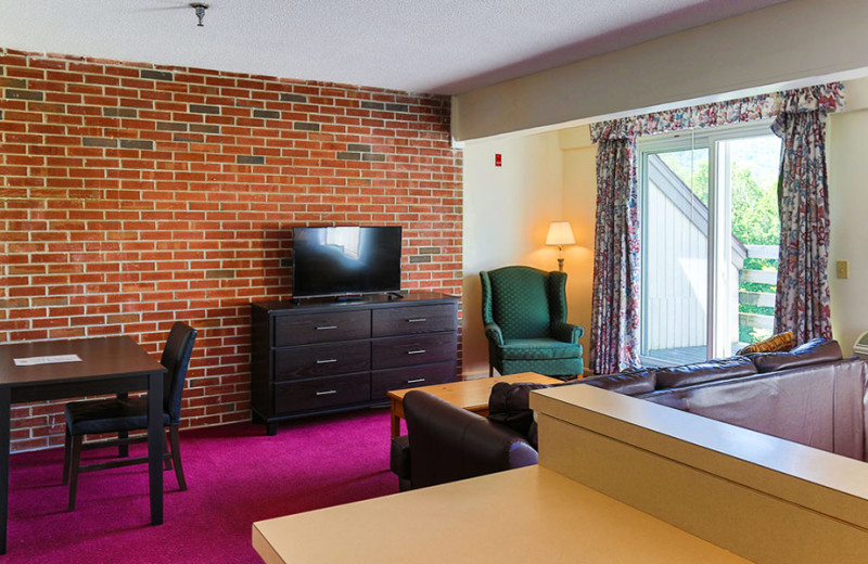 Guest living room at The Valley Inn.