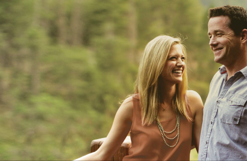 Couple at Scott River Lodge.