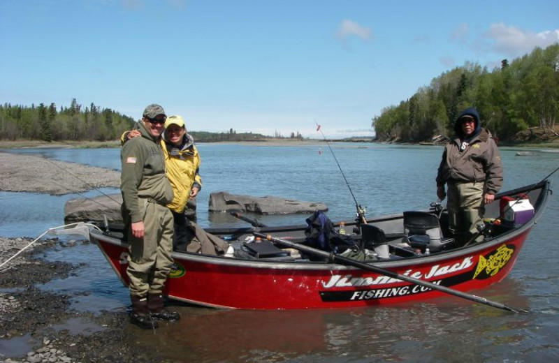 Fishing at Jimmie Jack's Alaska Fishing Lodges.