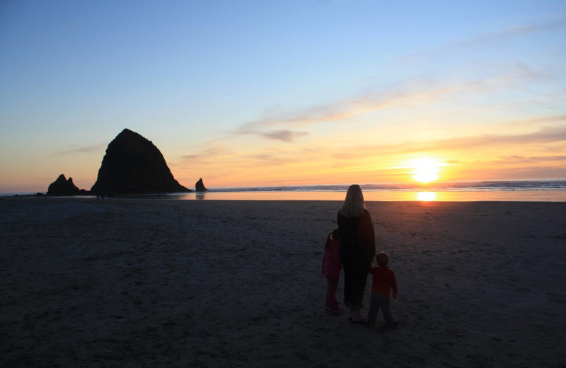 Watching the sunset at The Tolovana Inn.