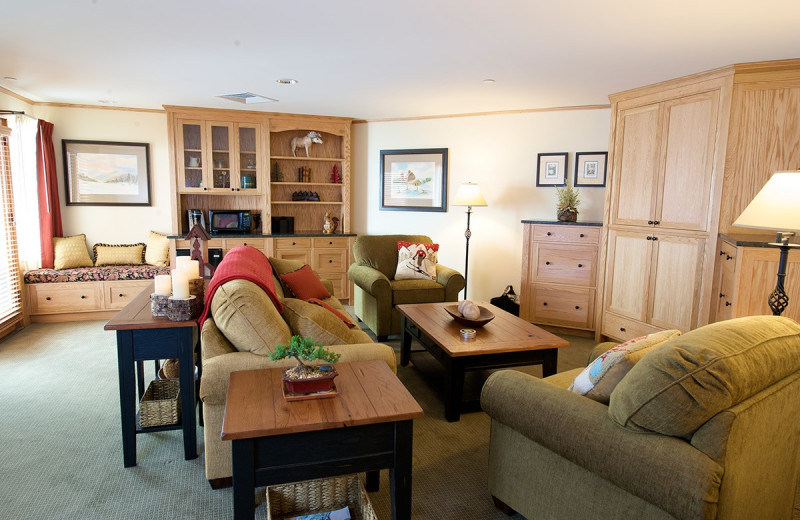 Guest room at Trapp Family Lodge.