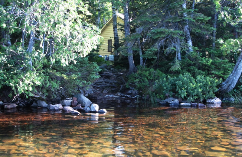 Waterfront cabin at Trout Lake Resort.