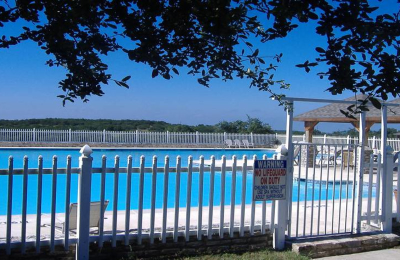 Outdoor pool at Silver Spur Guest Ranch.