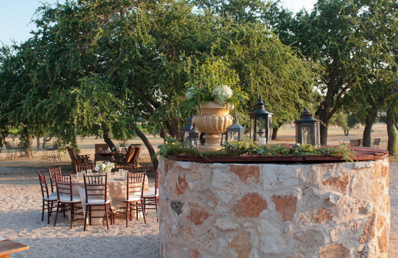 Patio at The Vineyard at Florence.