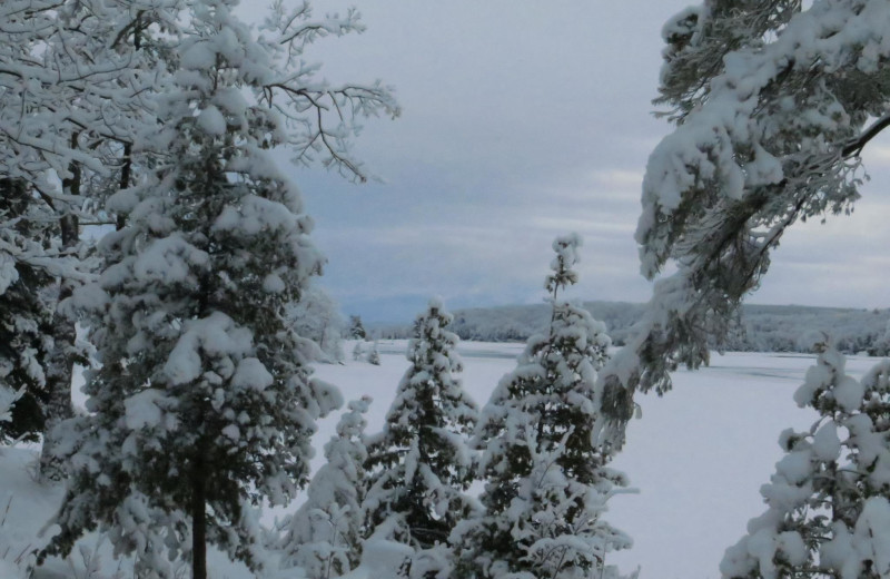 Winter time at Westwind Inn on the Lake.
