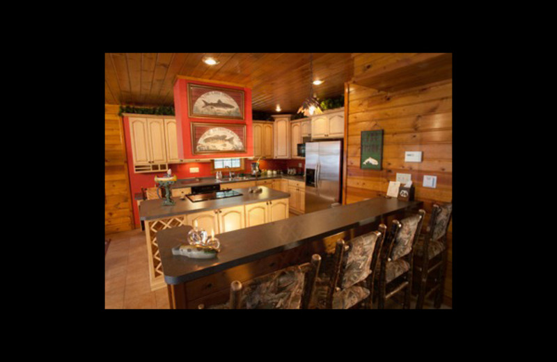 Guest kitchen at Chippewa Retreat Resort.